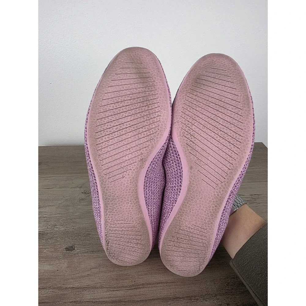 Allbirds Tree Breezers Women's Knit Ballet Flats Lavender Size 10.5‎